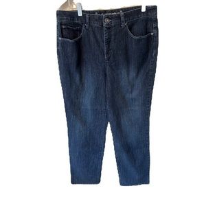 Christopher & Banks women’s “classic fit” size 12. Dark wash. I4.‎